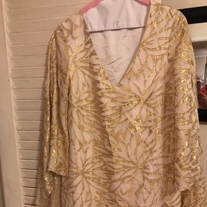 Golden Lilly Pulitzer dress